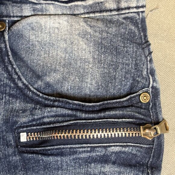 Vintage Y2K Rocawear Jeans Mens Stone Washed Distressed Thrashed Size 34/32 - Picture 4 of 9